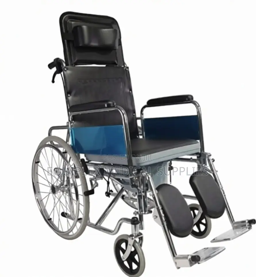 Recliner Wheelchair With Commode (Commode Wheelchair)