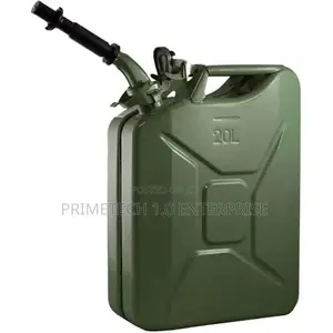 20l Heavy Duty Metallic Fuel Backup Jerican, Comes With Pouring Spout