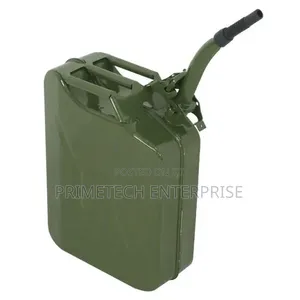 10l Heavy Duty Metallic Fuel Backup Jerican With Pouring Spout