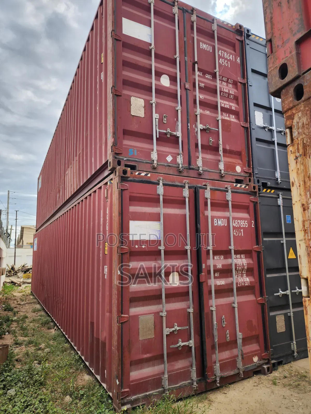 As-New 40-Foot High Cube Containers Ready Now!