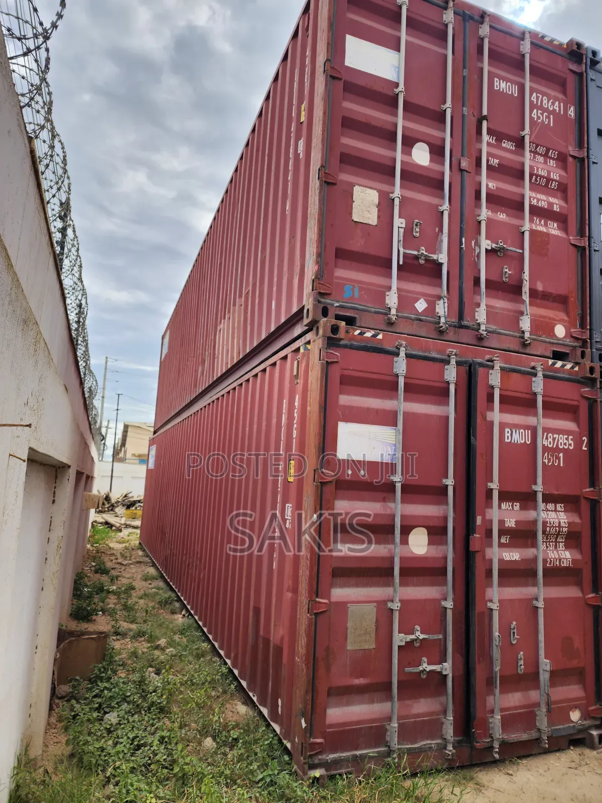 Cargo Grade 40ft High Cube Perfect Condition Shipping Containers!