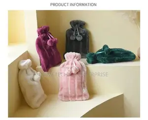2litres Hit Water Bottle With Faux Fleece
