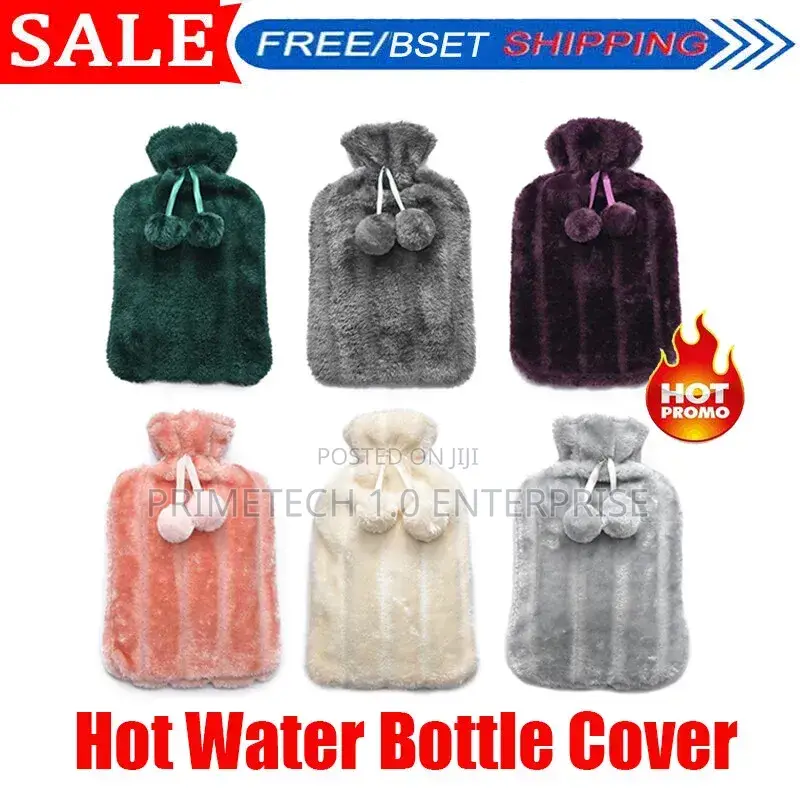 2litres Hit Water Bottle With Faux Fleece