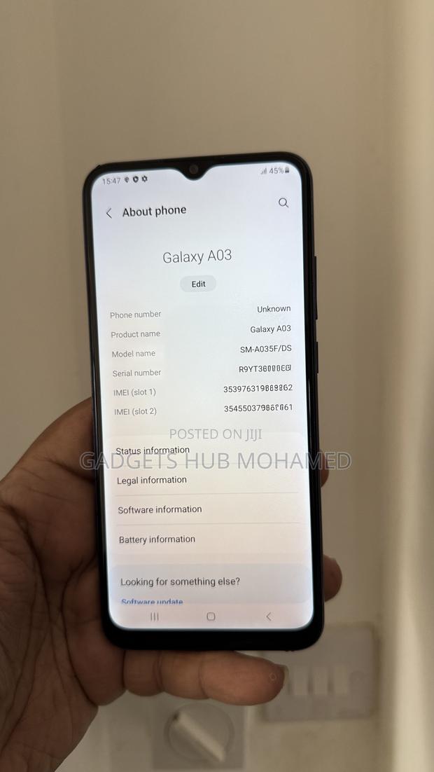 Samsung Galaxy A03 32 GB Blue - thumbnail 4