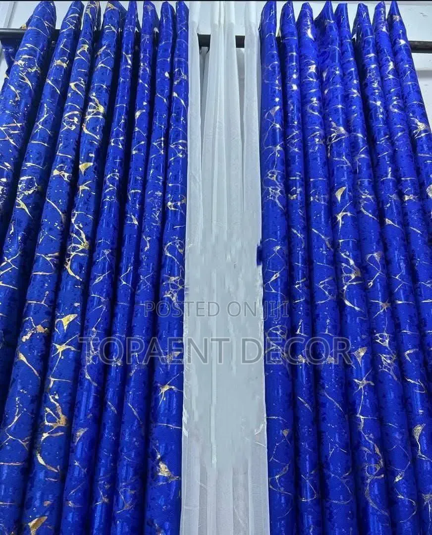 Blue Velvet Elegance in Every Fold Window and Door Curtains
