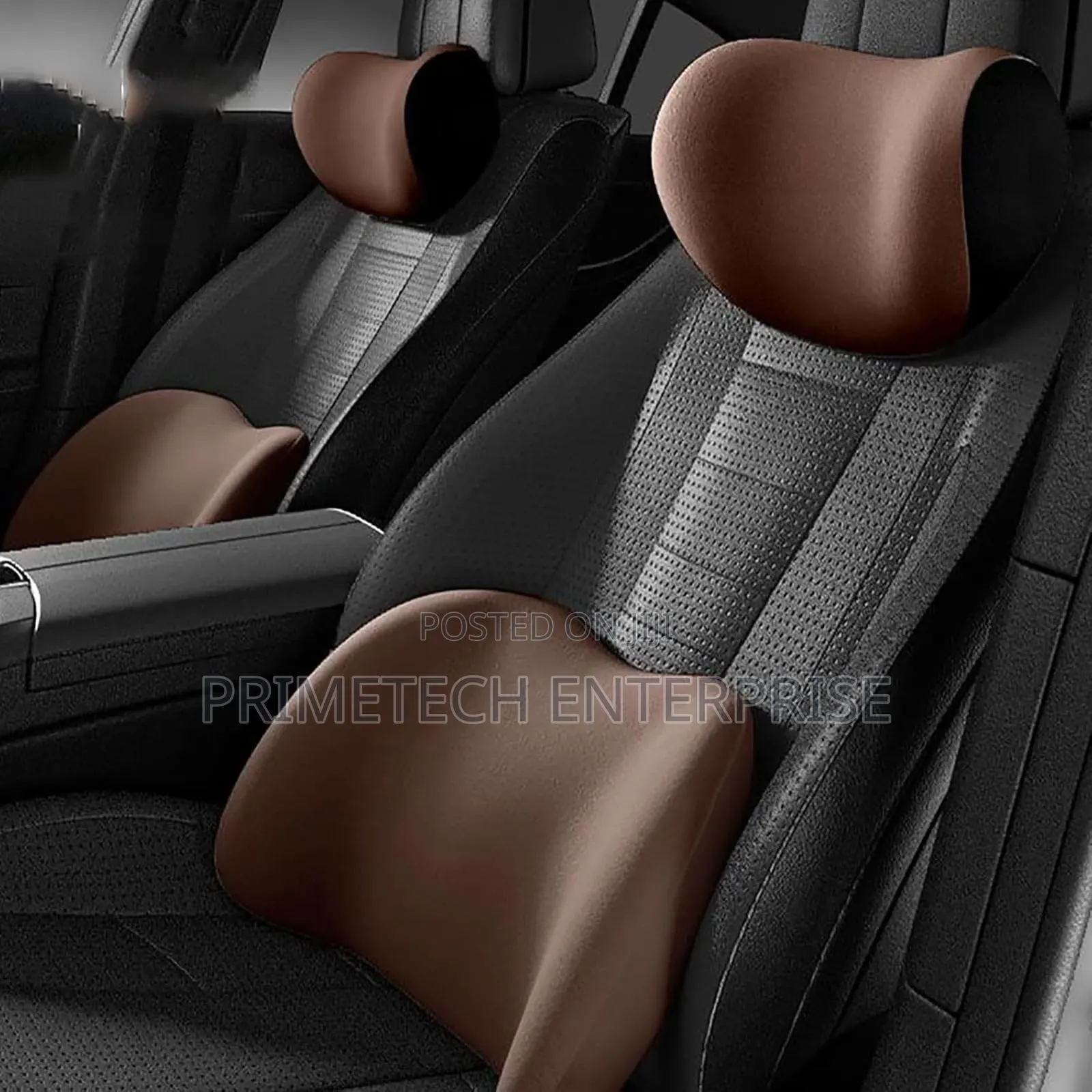 Car Back and Headrest Memory Foam Support