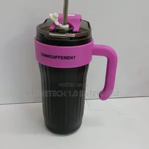 1080ml Themocups With Metal Straw