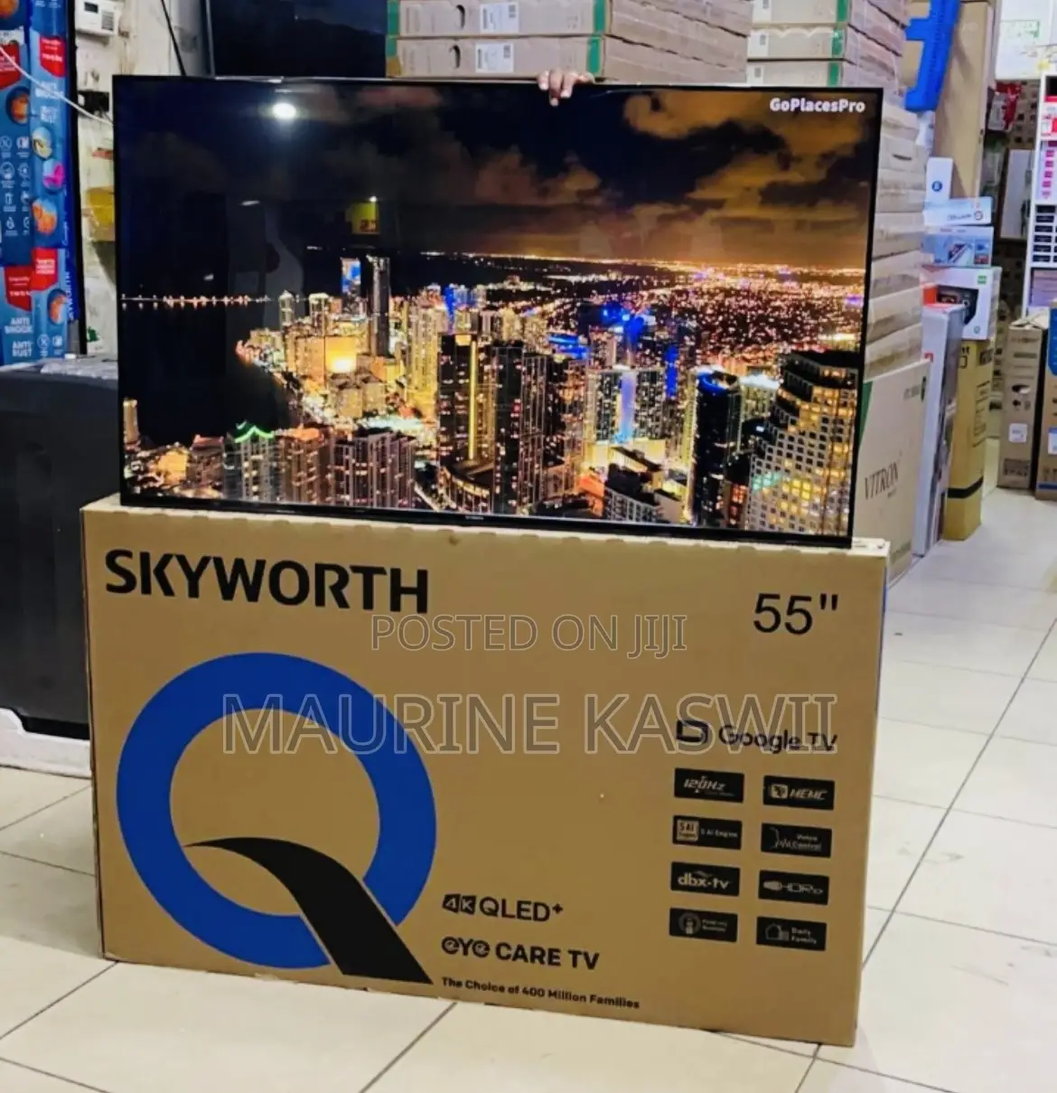 Skyworth 55” Qled Google Frameless