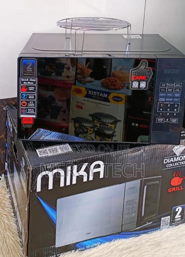 Mika 20l Microwave Oven Grill (Silver