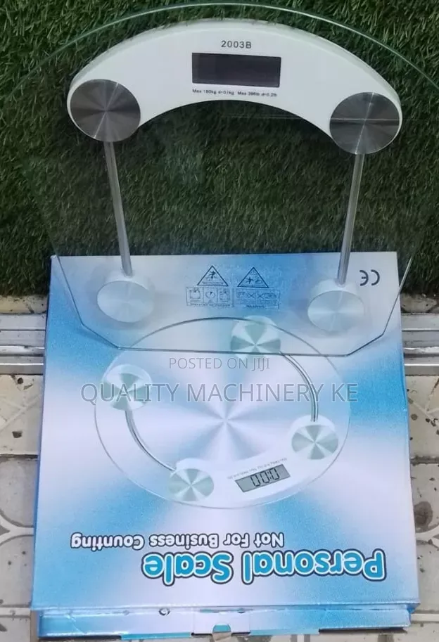 Anti-Slip Clear Personal Bathroom Scale