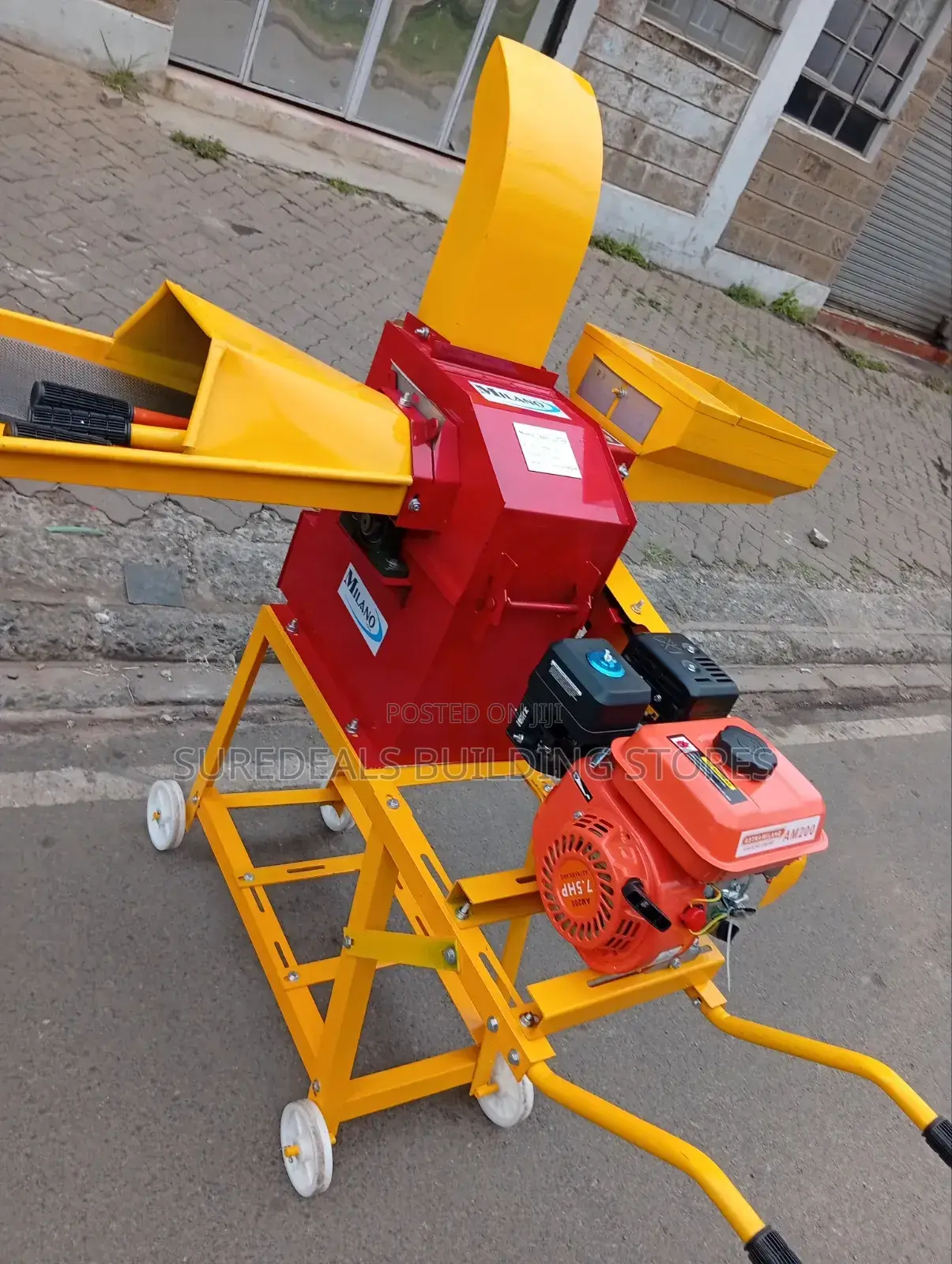 Petrol Powered Chopper Grinder Machine