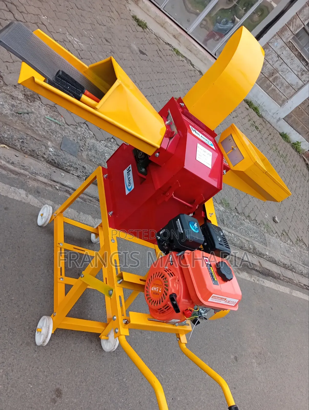 Petrol Powered Chopper Grinder Machine