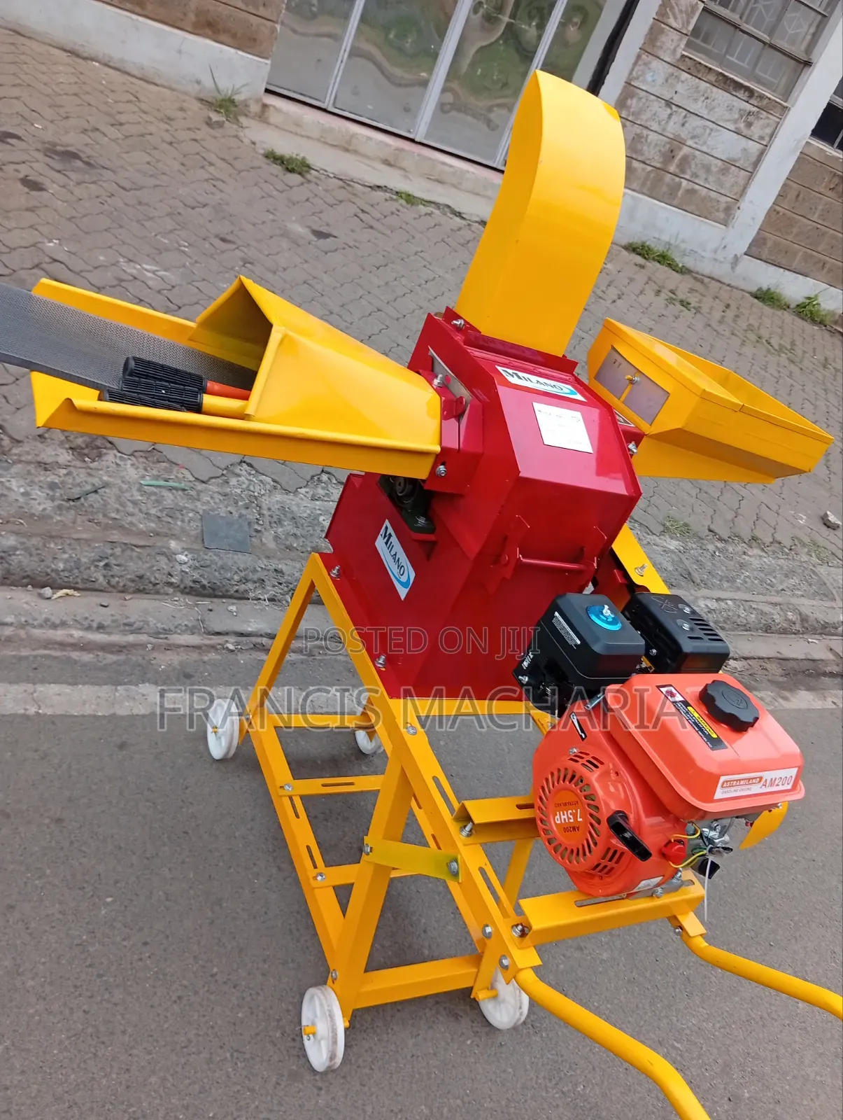 Petrol Powered Chopper Grinder Machine