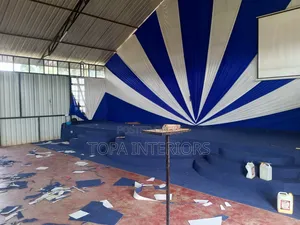 Navy Blue Church Decoration Altar Carpets Supply and Installation