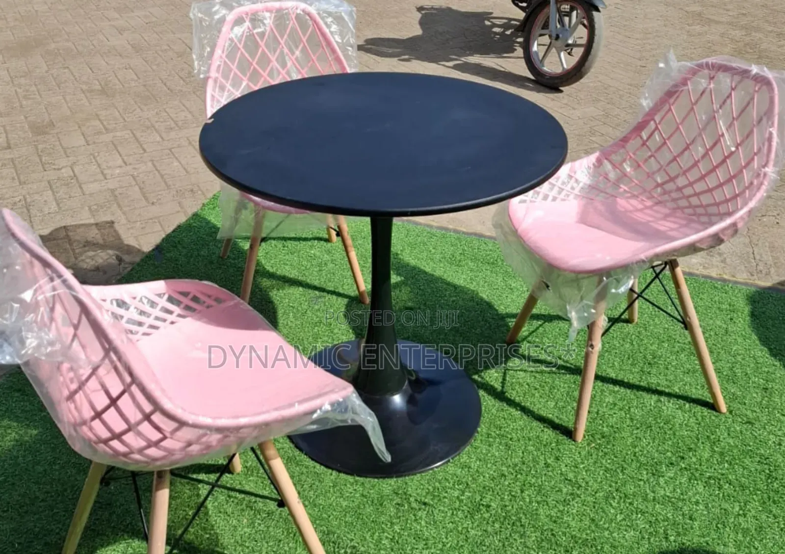 3-Piece Modern Eames-Style Dining Set