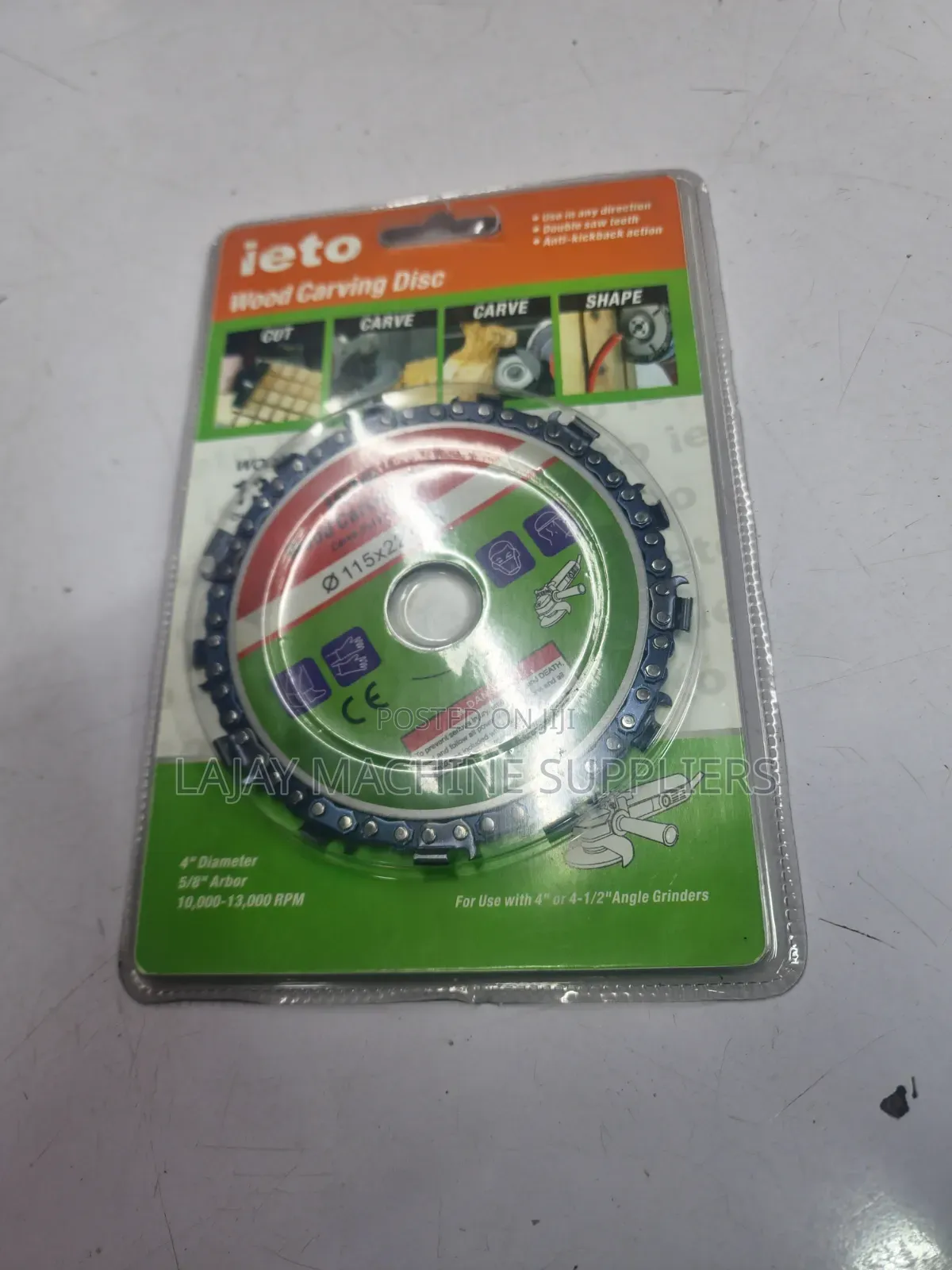 Teto Brand Wood Carving Disc Is a 4-Inches