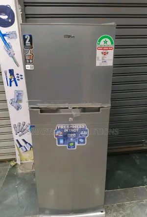 Mika 138litres Two Door Refrigerator Grey M13*Fr