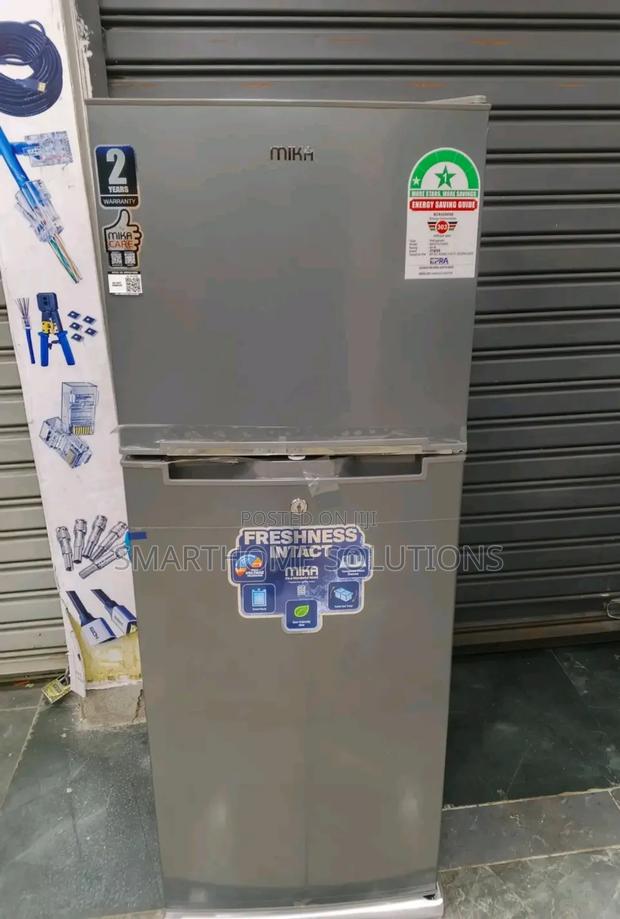 Mika 138litres Two Door Refrigerator Grey M13*Fr
