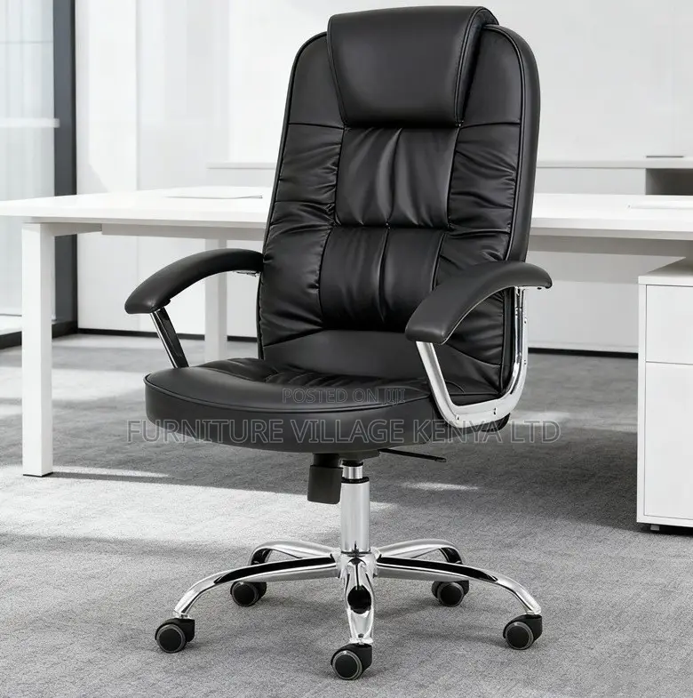 Executive Pu Leather Seat With Padded Armrest