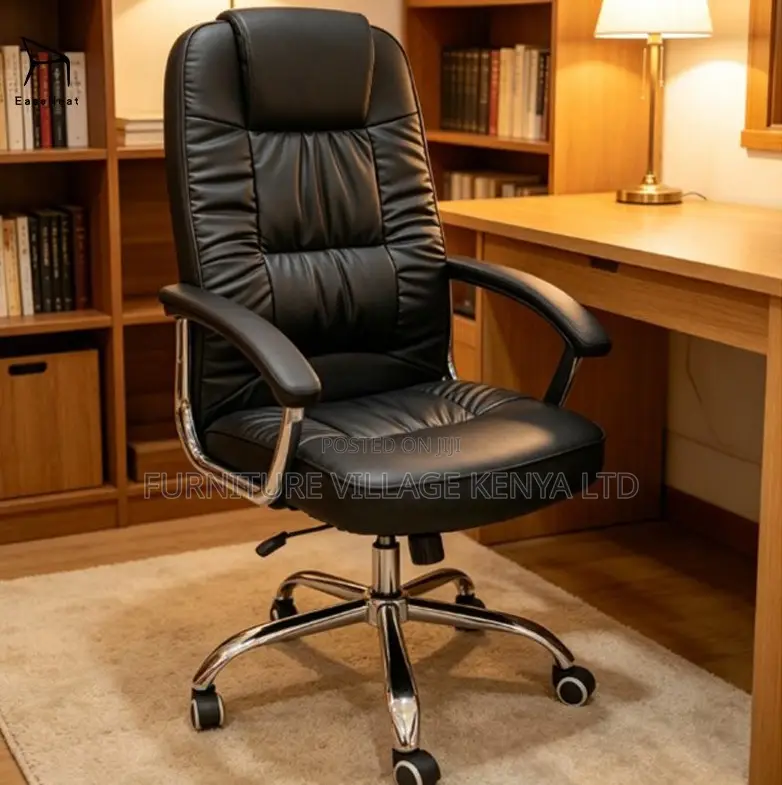Executive Pu Leather Seat With Padded Armrest