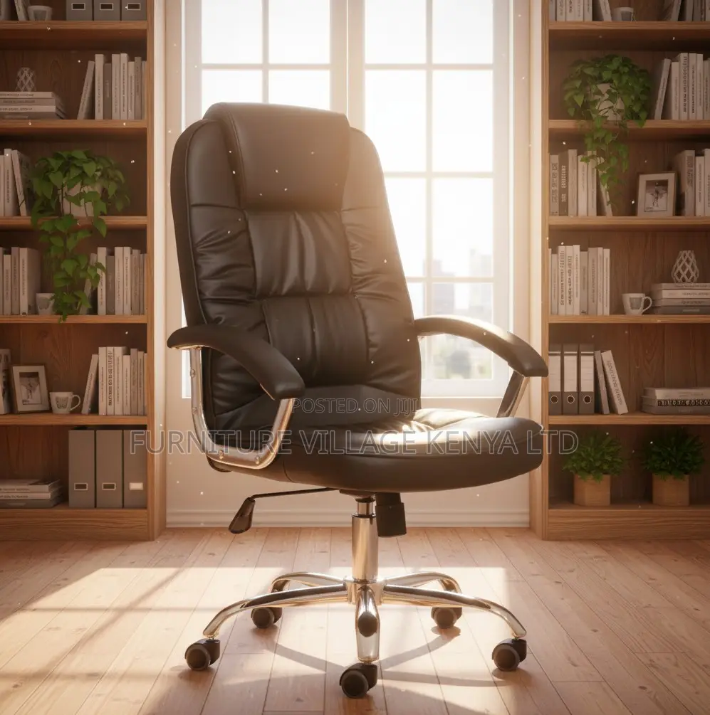 Executive Pu Leather Seat With Padded Armrest