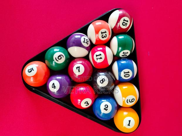 Numbered Balls Red/White/Blue /Yellow