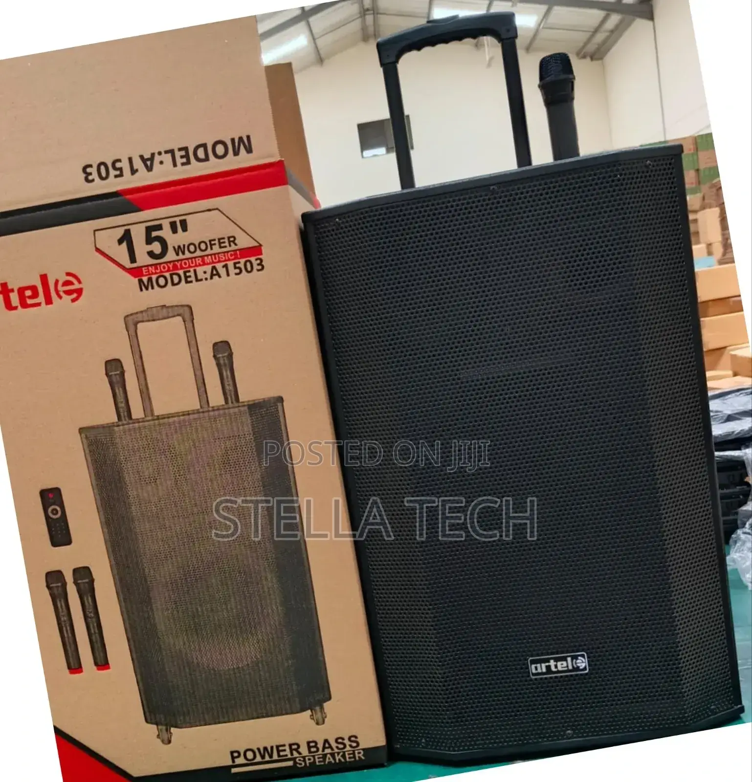 15 Inches Artel A1503 Rechargeable Trolley Speaker