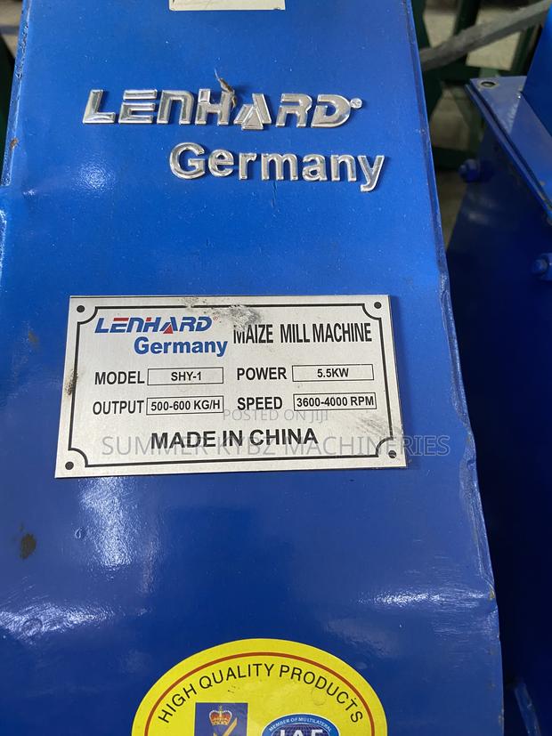 Lenhard Germany Maize Mill Machine 5.5 Kw - thumbnail 2