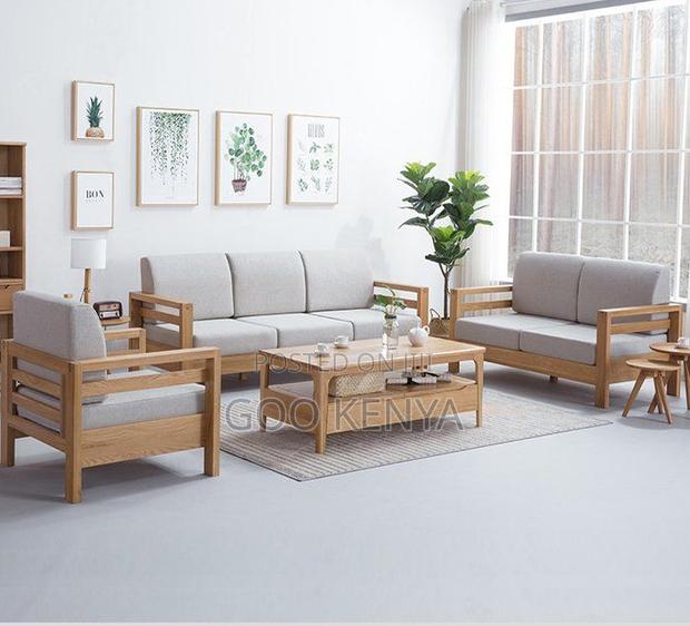 Home Sofa; Durable Solid Wood Seven Seater Sectional Sofa