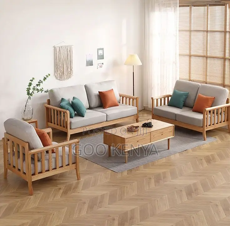 Home Sofa; Durable Solid Wood Seven Seater Sectional Sofa