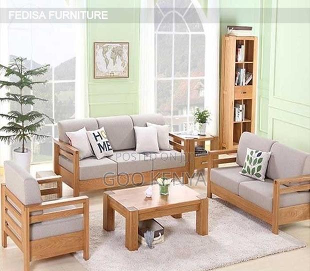 Home Sofa; Durable Solid Wood Seven Seater Sectional Sofa - thumbnail 7