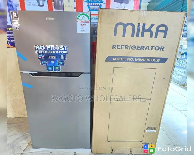 247 Litres Mika Fridge Double Door Top Mount Freezer No Frost 0