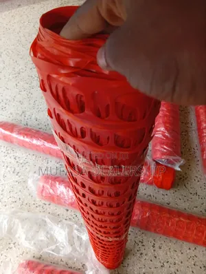 High-visible Orange Barrier Net