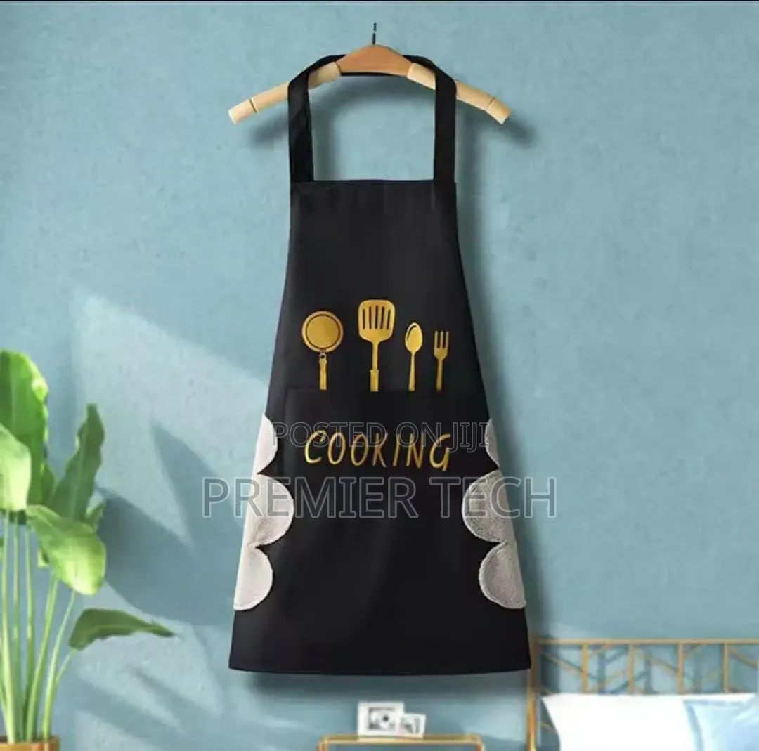 Hand-Wiping Kitchen Cooking Apron//Oil-Proof