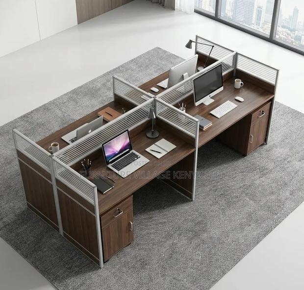 Modular Four Person Workstation