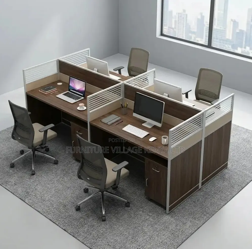 Modular Four Person Workstation
