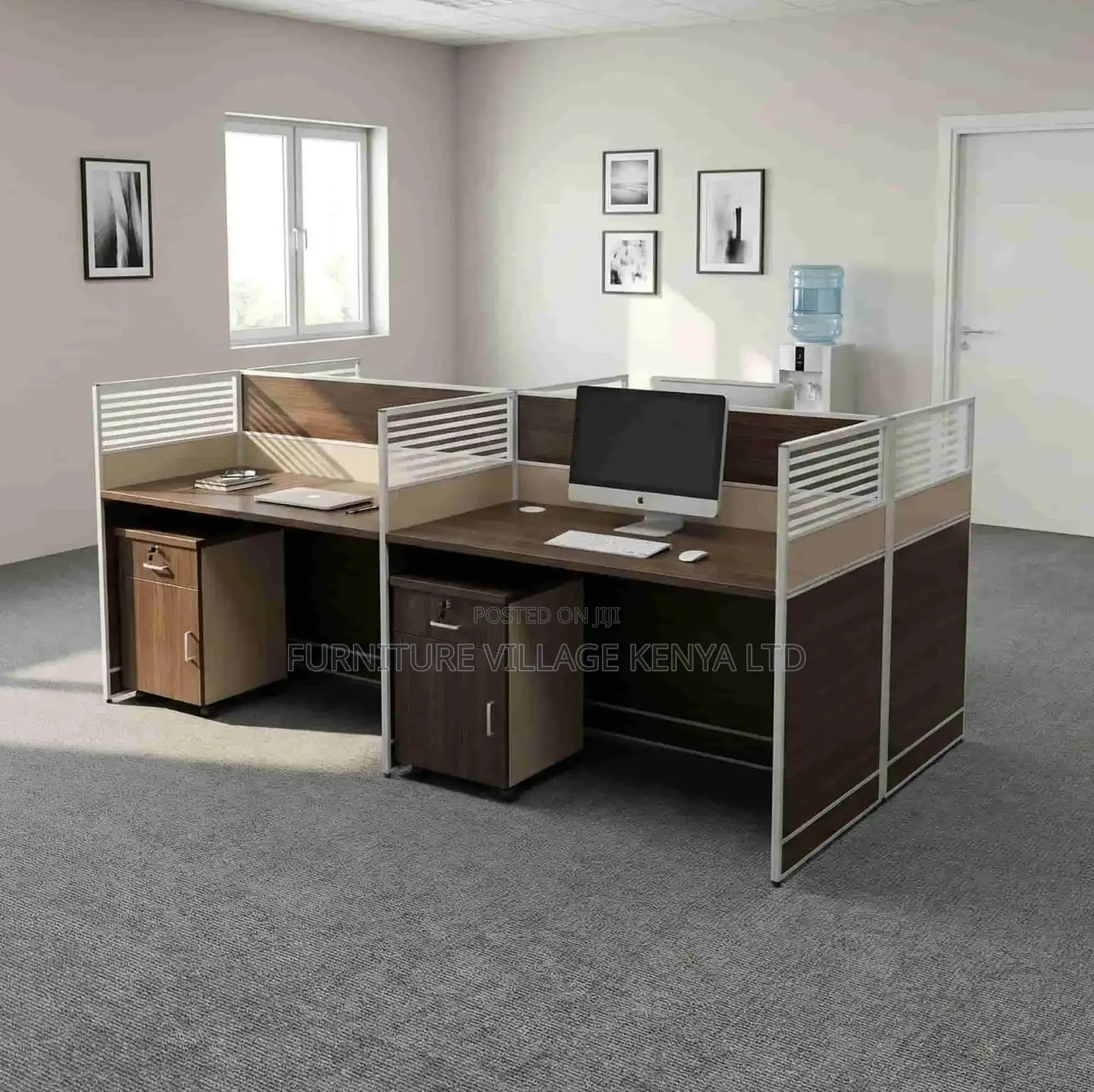 Modular Four Person Workstation