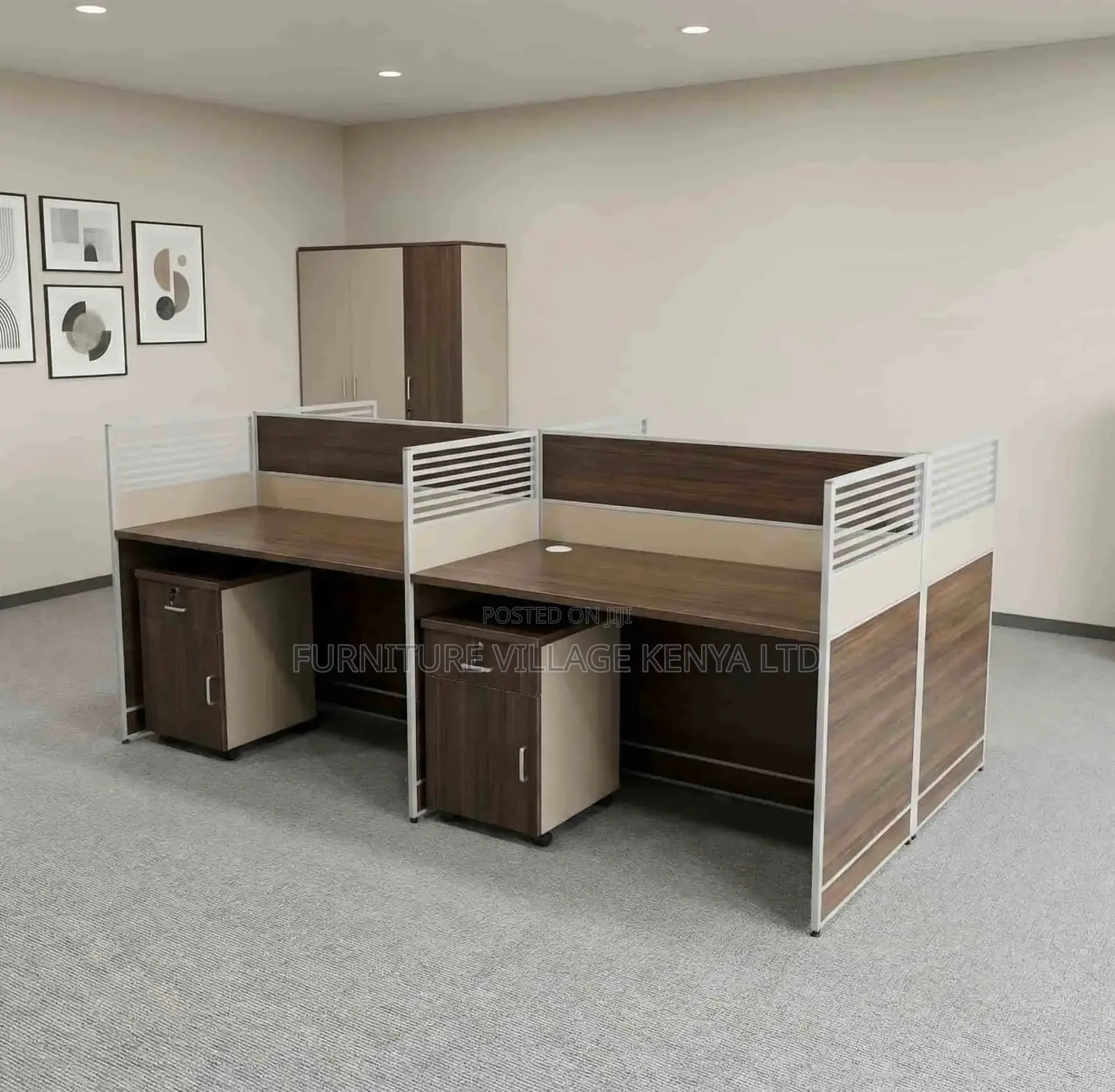 Modular Four Person Workstation