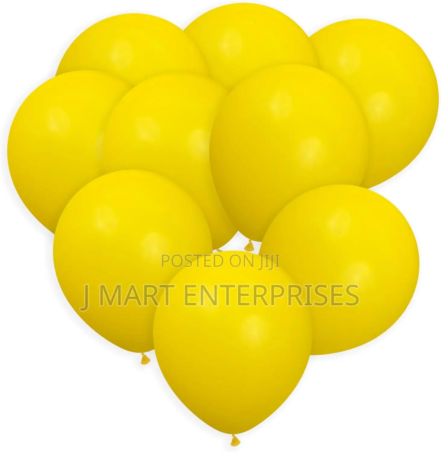 Yellow Balloons 100 Pack, 12 Inch Yellow Latex Balloons