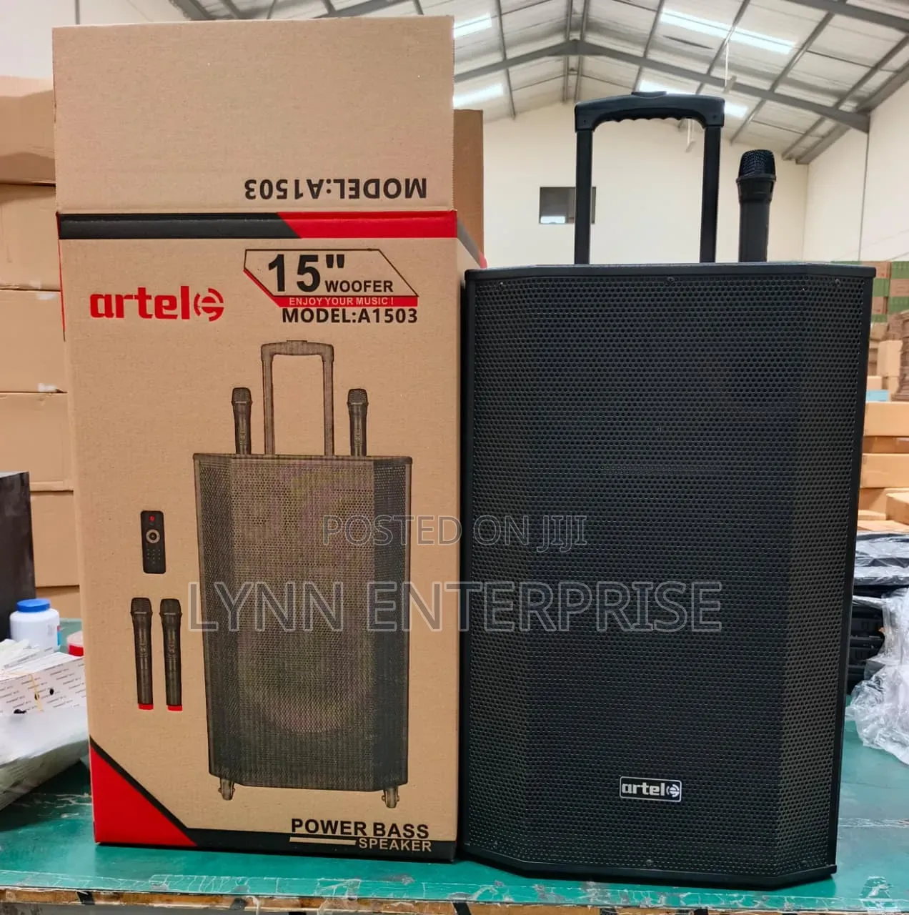 15 Inches Artel A1503 Rechargeable Trolley Speaker