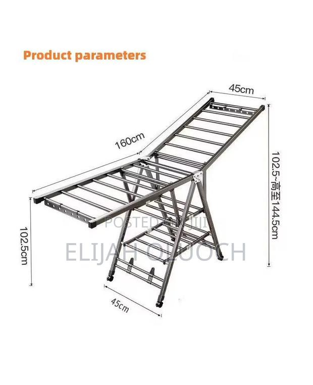 Drying Rack Foldable Indoor/Outdoor Space Saving Clothes Drying Rack - thumbnail 2
