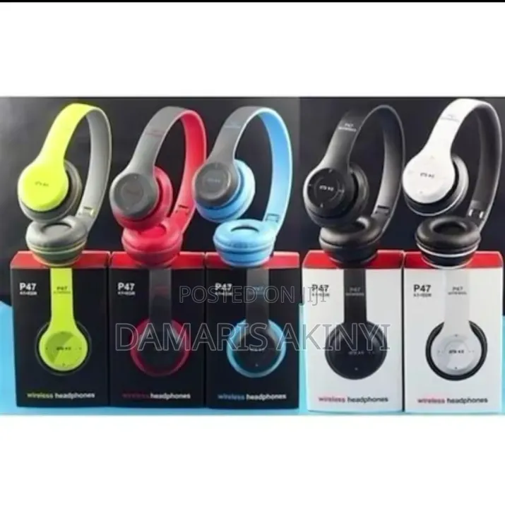 P47 Wireless Bluetooth Headphones