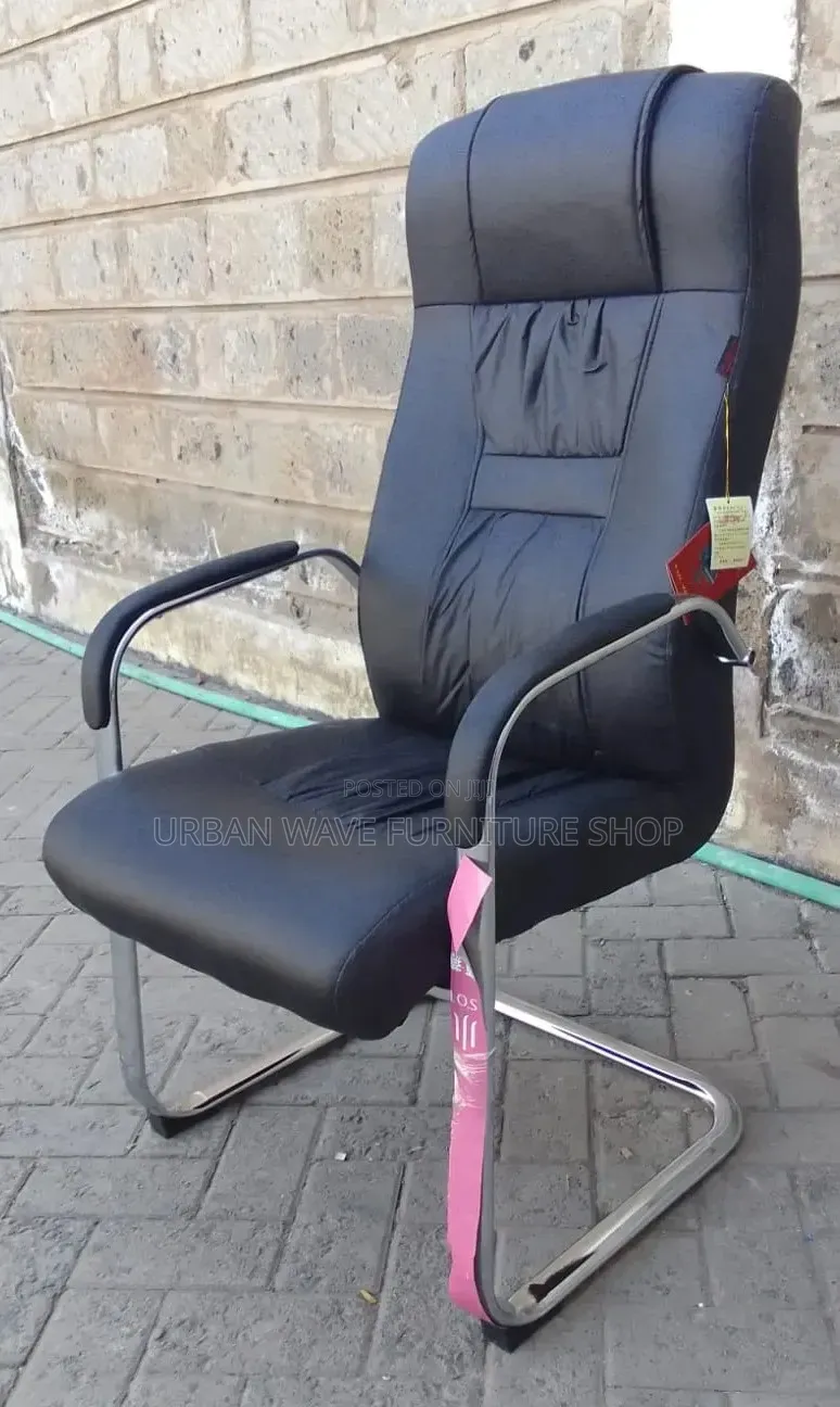 Heavy Duty Office Leather Chair (Waiting)
