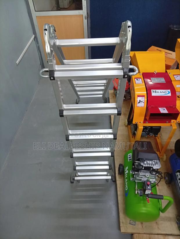 Adjustable Multi-Position Ladder 4x6 Steps - thumbnail 2