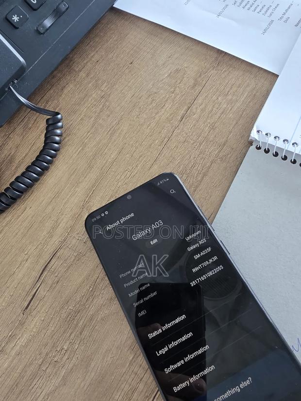 Samsung Galaxy A03 32 GB Black - thumbnail 2