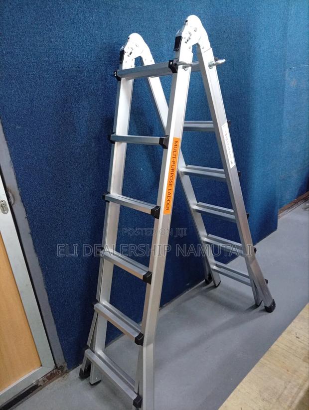 4×6 Steps Multipurpose Extension Ladder With Secure Locking System - thumbnail 2