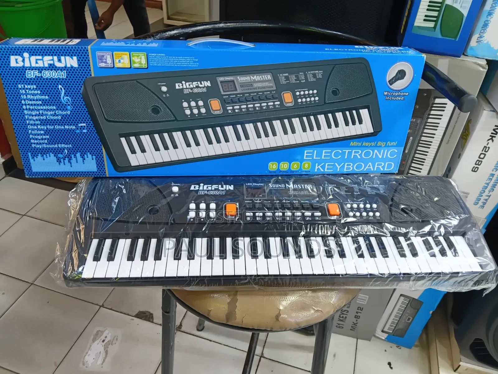 Bigfun Bf-630a1 Electronic Keyboard "Sound Master"