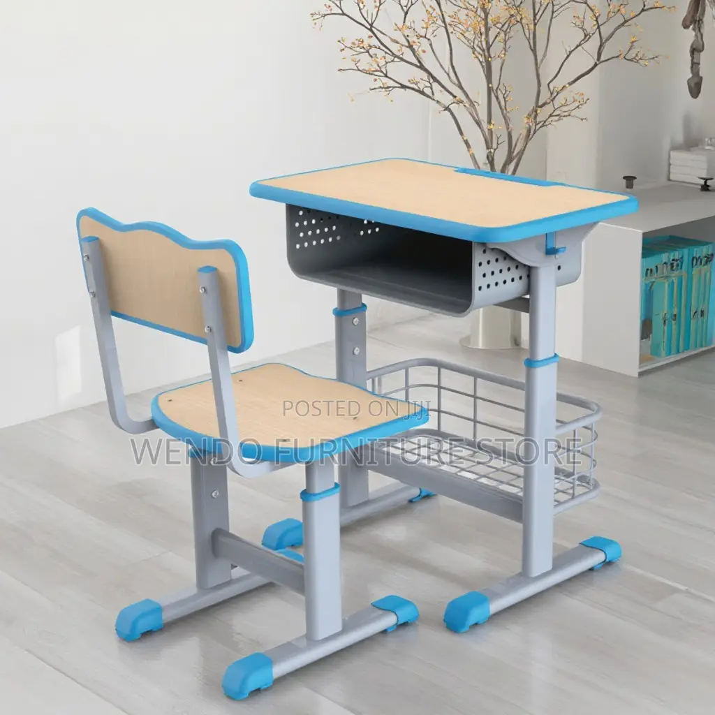 Home Desk; Ergonomic Adjustable Kids Desk Chair Set