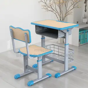 Home Desk; Ergonomic Adjustable Kids Desk Chair Set