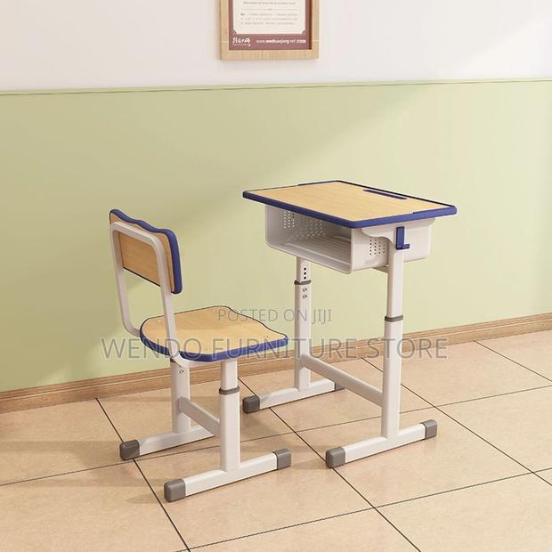 Home Desk; Ergonomic Adjustable Kids Desk Chair Set - thumbnail 3